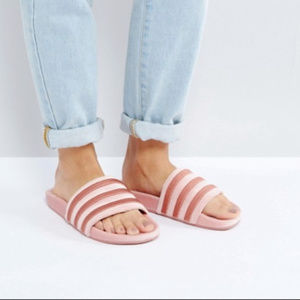 adidas adilette velvet slides